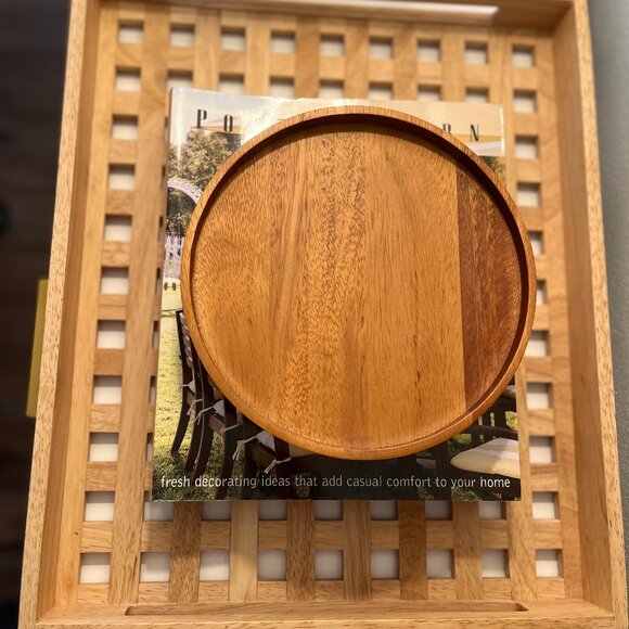 West Elm - Wood + Ceramic Tableware Set, Small and Medium - Picture 7 of 12